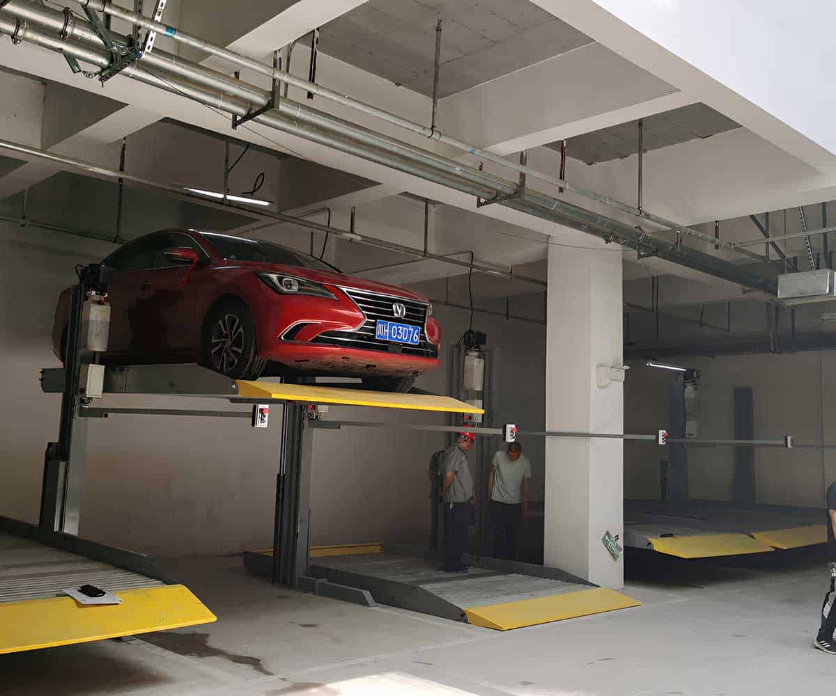 兩柱式立體停車設(shè)備限高探討