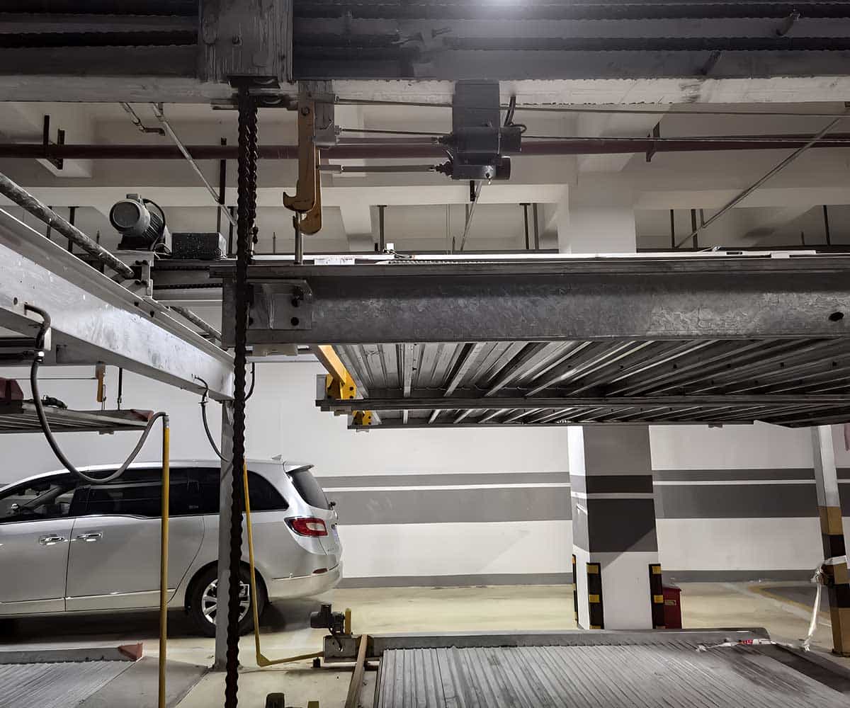 錦江升降式機械式立體車庫層高小知識